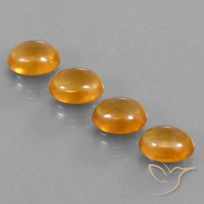 Pedras preciosas de citrino dourado natural de 11,94 ct, corte oval, transparente