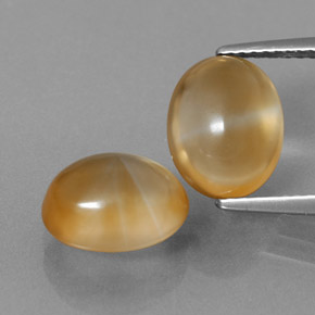 Pedras preciosas de citrino dourado natural de 5,96 ct, corte oval, transparente