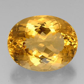 Citrino ouro natural 37,07ct, corte oval, VVS