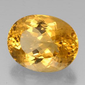Citrino ouro natural 37,07ct, corte oval, VVS