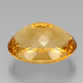 Citrino ouro natural 37,07ct, corte oval, VVS