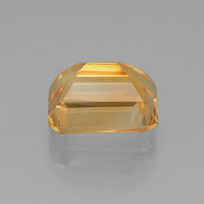 Citrino amarelo natural 2,56ct, corte esmeralda, VVS-VS