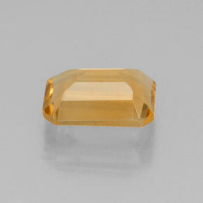 Citrino amarelo natural 1,84ct, corte esmeralda, VS