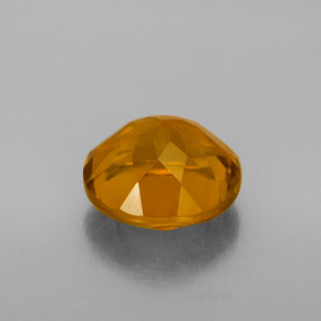 Citrino ouro natural 4,70ct, corte redondo, VS