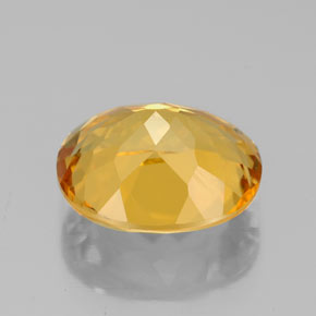 Citrino amarelo natural 3,08ct, corte oval, VS