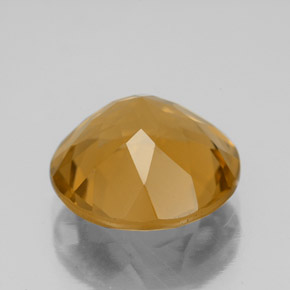 Citrino dourado natural 5,30ct, corte redondo, VVS