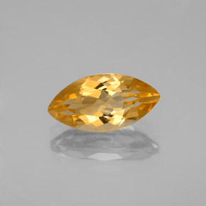Citrino laranja natural 1,75ct, marquise, VVS-VS