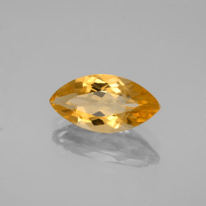 Citrino laranja natural 1,75ct, marquise, VVS-VS