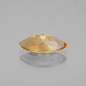 Citrino laranja natural 1,75ct, marquise, VVS-VS