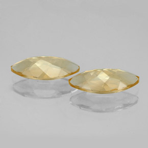 Pedras preciosas de citrino amarelo natural de  ct, marquise, VVS