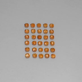 Pedras preciosas de Citrino Amarelo alaranjado natural de  ct, Corte Redondo, VVS-VS