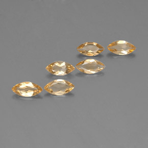 Pedras preciosas de citrino amarelo natural de  ct, marquise, VVS-VS