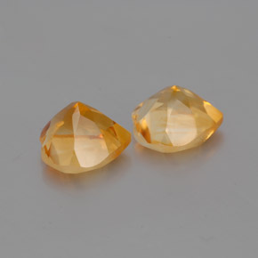 Pedras preciosas de citrino amarelo natural de  ct, formato de coração, VVS-VS