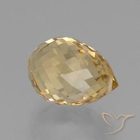 Citrino Dourado-Laranja Natural 9.20ct, Briolette, VVS