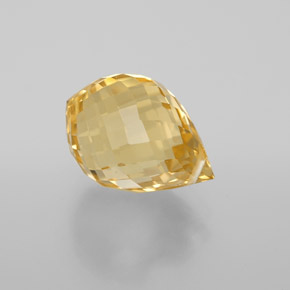 Citrino Dourado-Laranja Natural 5.04ct, Briolette, VVS