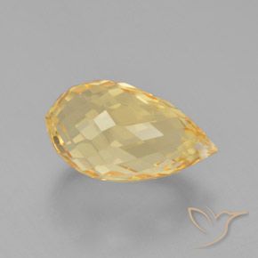 Citrino Ouro Natural 6.11ct, Briolette, VVS-VS