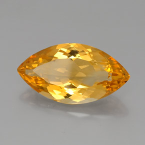 Citrino Amarelo Dourado Natural 9.00ct, Marquesa, VVS-VS