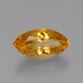 Citrino amarelo natural 10,83ct, marquise, VVS