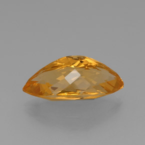Citrino amarelo natural 10,83ct, marquise, VVS