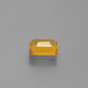 Citrino amarelo natural 1,51ct, corte esmeralda, VS