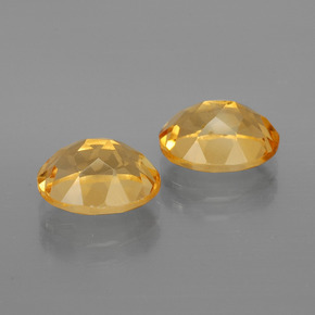 Pedras preciosas de citrino dourado natural de 3,84 ct, corte oval, VVS-VS