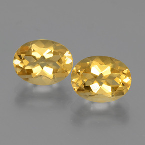 Pedras preciosas de citrino ouro natural de  ct, corte oval, VVS