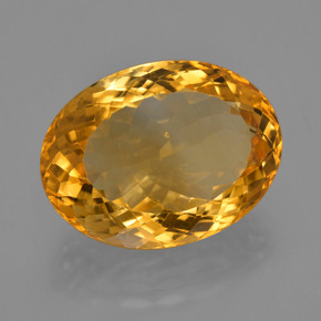 Citrino dourado natural 17,29ct, corte oval, VVS