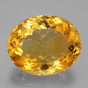 Citrino dourado natural 21,65ct, corte oval, VVS-VS