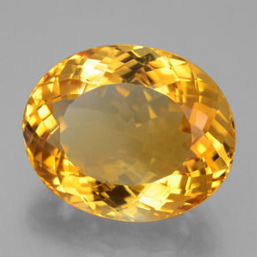 Citrino dourado natural 21,65ct, corte oval, VVS-VS