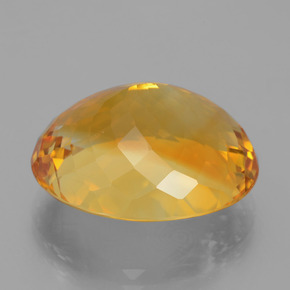 Citrino dourado natural 21,65ct, corte oval, VVS-VS