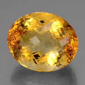 Citrino ouro natural 47,50ct, corte oval, VVS