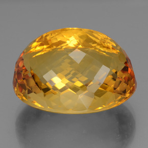 Citrino ouro natural 47,50ct, corte oval, VVS