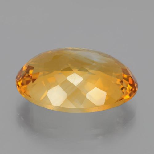 Citrino dourado natural 13,42ct, corte oval, VVS