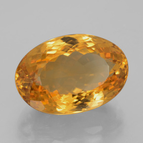 Citrino dourado natural 13,02ct, corte oval, VVS