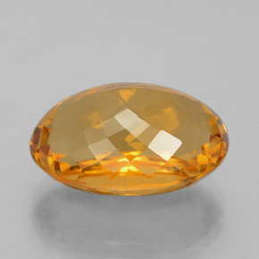 Citrino dourado natural 13,02ct, corte oval, VVS