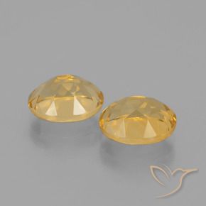 Pedras preciosas de citrino dourado natural de 3,82 ct, corte oval, VVS-VS