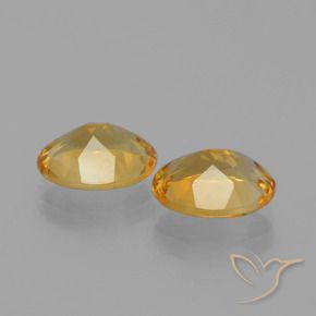 Pedras preciosas de Citrino ouro profundo natural de 3.20 ct, oval, VVS-VS