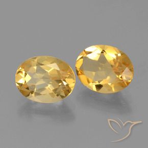 Pedras preciosas de Citrino Laranja Dourado Profundo natural de 3.28 ct, oval, VVS-VS
