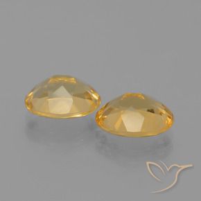 Pedras preciosas de Citrino Laranja Dourado Profundo natural de 3.28 ct, oval, VVS-VS