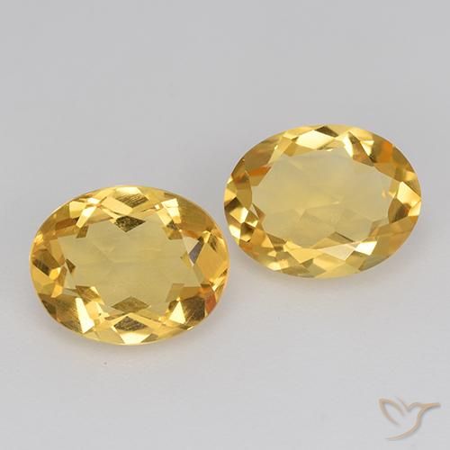 2.81ctw Natural Dourado médio Citrino, oval, VVS-VS