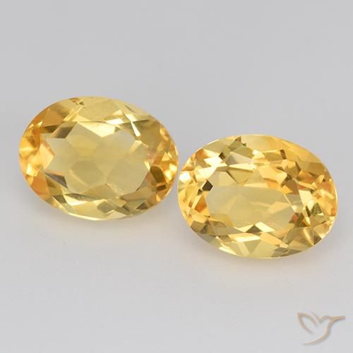 3.87ctw Natural ouro médio Citrino, oval, VS