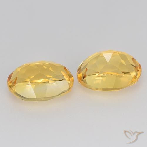 Pedras preciosas de Citrino ouro médio natural de 3.87 ct, oval, VS