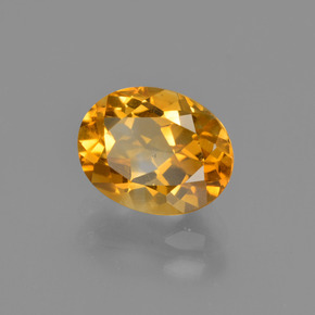 Citrino ouro natural 1,83ct, corte oval, VS