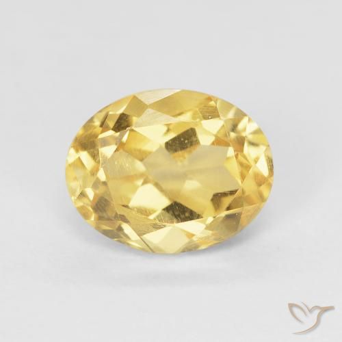 2.12ct Natural Ouro Citrino, oval, VVS-VS