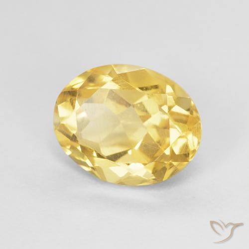 Citrino Ouro Natural 2.12ct, oval, VVS-VS