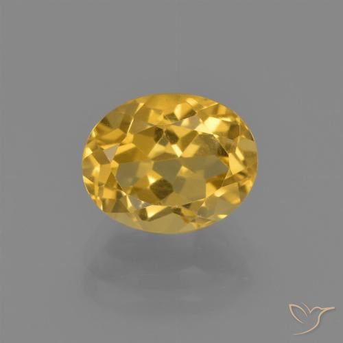 2.09ct Natural Laranja Dourado Profundo Citrino, oval, VVS-VS