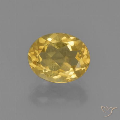 1.89ct Natural Laranja Dourada Citrino, oval, VVS-VS