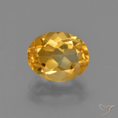 2.08ct Natural Dourado Escuro Citrino, oval, VVS-VS