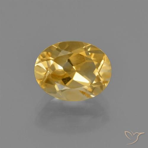 1.85ct Natural Laranja Dourada Citrino, oval, VS