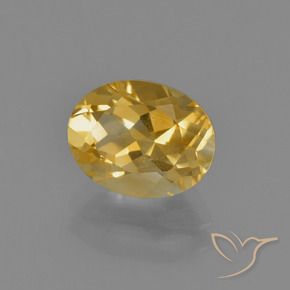 Citrino Laranja Dourada Natural 1.85ct, oval, VS